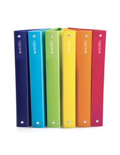 Raccoglitore Colorosa 4R ø30mm col.ass 245x307mm 362805 Colorosa RACCOGLITORI AD ANELLI