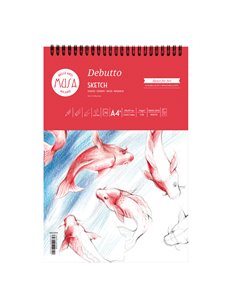 Blocco per schizzi Debutto A4+ - 21x29,7cm 70fg 120gr MUSA MU133394 MUSA ALBUM DISEGNO BIANCO