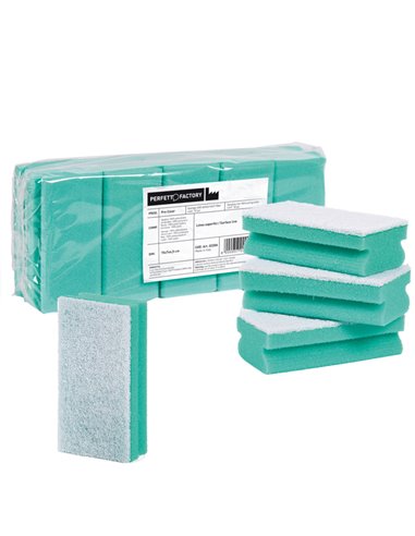Pack 10 Spugne verde Pro Color PERFETTO 0220A PERFETTO PANNI e SPUGNE