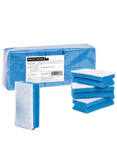 Pack 10 Spugne azzurro Pro Color PERFETTO 0220C