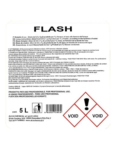 Brillantante Lavastoviglie Flash Tanica 5Lt Alca ALC593 ALCA DETERGENTI-DETERSIVI PER PULIZIA