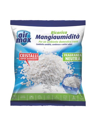 Ricarica Sali assorbiumiditA' AIR MAX da 1kg neutra D0737 AIR MAX ASSORBIUMIDITA'-PROFUMATORI-CANDELE