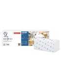 224 Tovaglioli interfogliati 1/4 fold bianco 33x22cm Papernet 416181