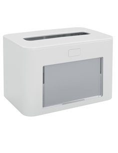 Dispenser personalizzabile bianco per Tovaglioli interfogliati Papernet 417192 PAPERNET TISSUE HO.RE.CA-TOVAGLIE-RUNNER