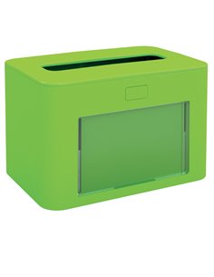 Dispenser personalizzabile verde lime per Tovaglioli interfogliati Papernet 417198