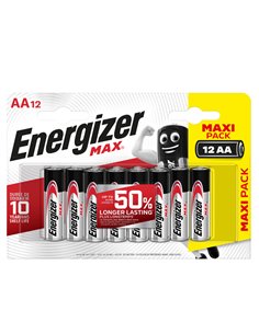 Blister 12 pile stilo AA - Energizer Max E303324905