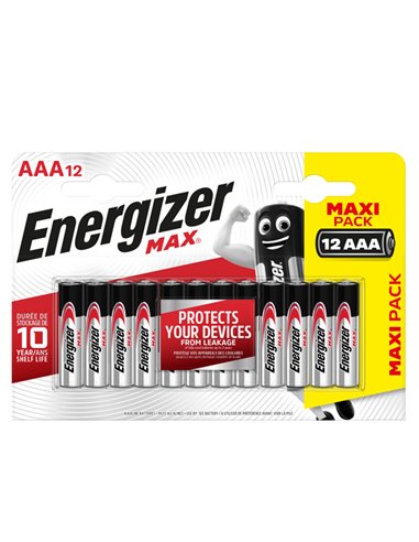 Blister 12 pile ministilo AA A - Energizer Max E301530400 Energizer PILE