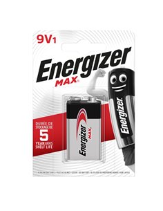 Blister 1 pila transistor 9V - Energizer Max E301531800 Energizer PILE