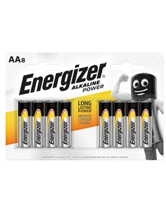 Blister 8 pile stilo AA - Energizer Alkaline Power E300839400