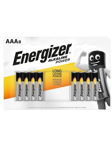 Blister 8 pile ministilo AAA - Energizer Alkaline Power E300839200