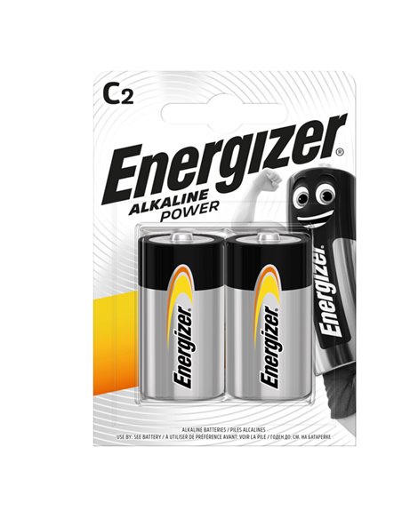 Blister 2 pile mezza torcia C - Energizer Alkaline Power E300803700