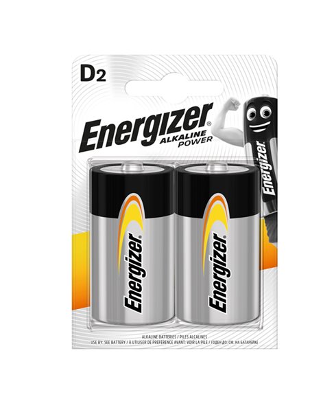 Blister 2 pile torcia D - Energizer Alkaline Power E302307000 Energizer PILE