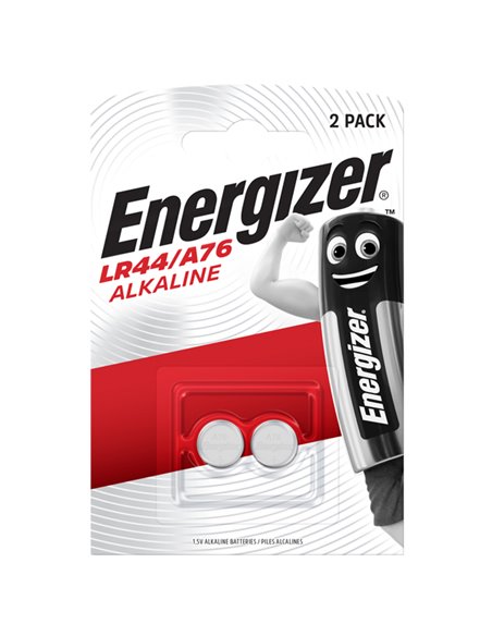 Blister 2 pile LR44/A76 Alkaline - Energizer Specialistiche E300781500