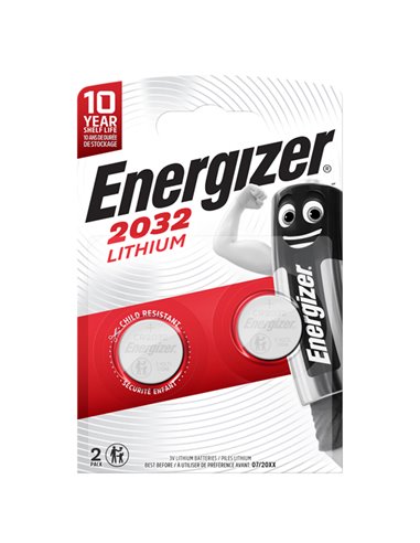 Blister 2 pile CR2032 Lithium - Energizer Specialistiche E304127202