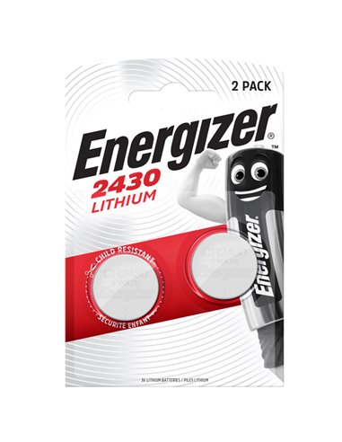 Blister 2 pile CR2430 Lithium - Energizer Specialistiche E300830300 Energizer PILE