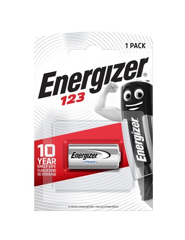 Blister 1 pila 123 Photo Lithium - Energizer Specialistiche E301029700 Energizer PILE