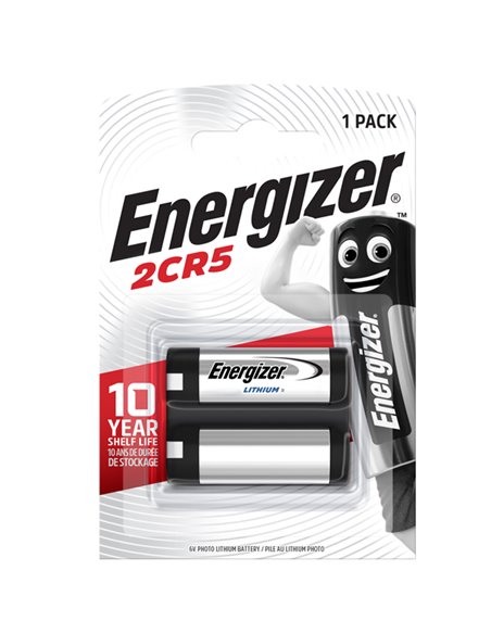 Blister 1 pila 2CR5 Photo Lithium - Energizer Specialistiche E301029300 Energizer PILE