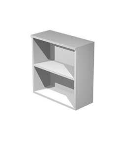 Mobile basso a giorno 80X44cm H72cm Grigio alluminio - EASY 50030/5 ARTEXPORT ARMADI E MOBILI CONTENITORE