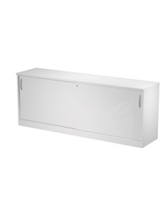 Mobile basso con ante scorrevoli 185x46x73cm Bianco - AGORA' CR_3 ARTEXPORT ARMADI E MOBILI CONTENITORE