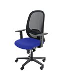 Seduta operativa Andy ANN blu con braccioli regolabili ANN/BR1/EB