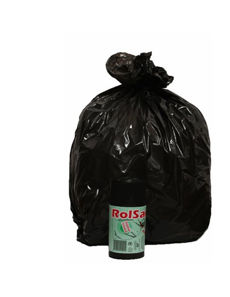 20 Sacchi neri 50x60cm 30Lt 16µ Rolsac 10240 Rolsac SACCHI RIFIUTI