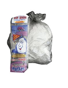 20 Sacchi grigio trasp.50x60cm 30Lt 16µ Rolsac 10062 Rolsac SACCHI RIFIUTI
