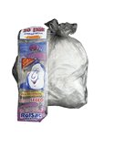 20 Sacchi trasparente neutro 50x60cm 30Lt 16µ Rolsac 10064