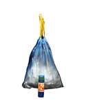15 Sacchi azzurro 50x60cm 30Lt 13µ con maniglie Rolsac 10189