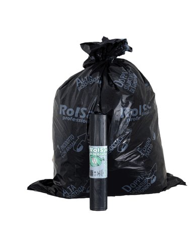 10 Sacchi Nero 72x110cm 110Lt 47µ Rolsac 25240-2 Rolsac SACCHI RIFIUTI