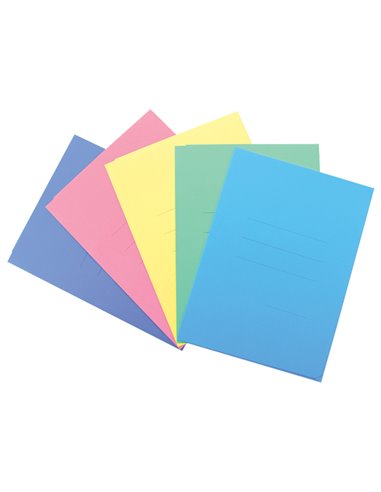 25 cartelline 3L pastello C/stampa rigatura col.ass. CARTEX BLASETTI 679 BLASETTI CARTELLINE A TRE LEMBI