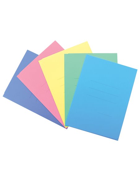 25 cartelline 3L pastello C/stampa rigatura col.ass. CARTEX BLASETTI 679 BLASETTI CARTELLINE A TRE LEMBI