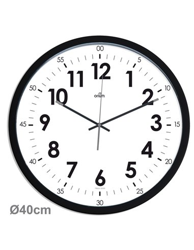 Orologio da parete Ø40cm Silent Clock Orion by Cep 2112510011 CEP OROLOGI-BAROMETRI DA SCRIVANIA E DA PARETE