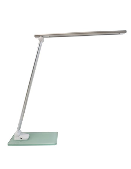 Lampada da tavolo Popy Led 6W alluminio/vetro Unilux 400124478 UNILUX LAMPADE DA TAVOLO