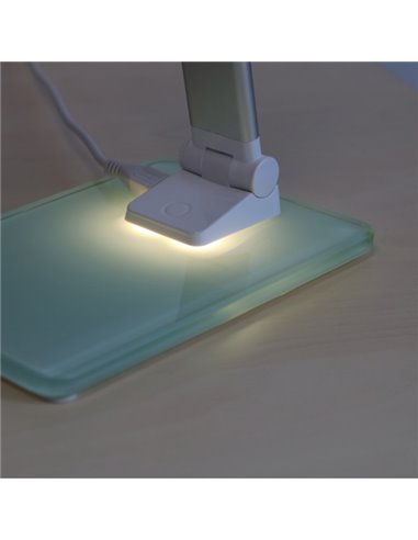 Lampada da tavolo Popy Led 6W alluminio/vetro Unilux 400124478 UNILUX LAMPADE DA TAVOLO
