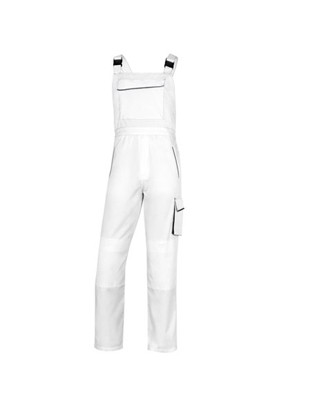 Salopette da lavoro Panostyle M6SAL bianco/grigio Tg. XL M6SALBCXG