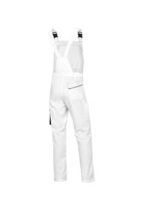 Salopette da lavoro Panostyle M6SAL bianco/grigio Tg. XL M6SALBCXG 2