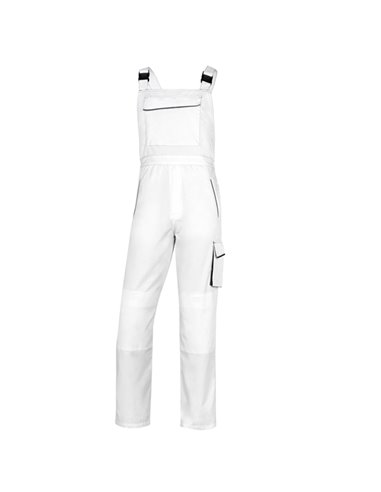 Salopette da lavoro Panostyle M6SAL bianco/grigio Tg. XXL M6SALBCXX