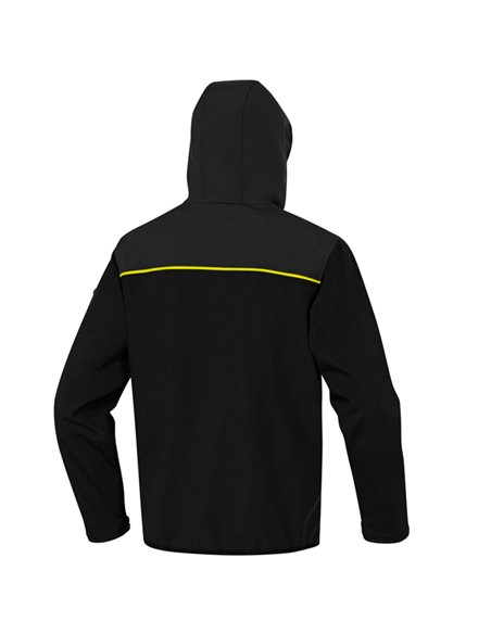 Giacca softshell Horten 2 Tg. M nero/giallo HORT2NJTM DELTAPLUS GIACCHE-GILET-GIUBBINI