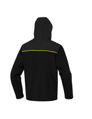 Giacca softshell Horten 2 Tg. L nero/giallo HORT2NJGT DELTAPLUS GIACCHE-GILET-GIUBBINI