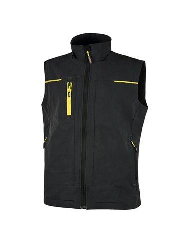 Gilet da lavoro Saturn nero/giallo Taglia XL U-Power PE181BC-XL