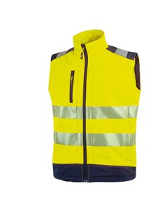 Gilet alta visibilitA' softshell Dany giallo fluo Taglia XL U-Power HL173YF-XL
