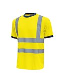 Pack 3 T-shirt alta visibilitA' Tg L giallo fluo Glitter U-Power HL197YF-L