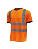 Pack 3 T-shirt alta visibilitA' Tg L arancio fluo Glitter U-Power HL197OF-L