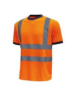 Pack 3 T-shirt alta visibilitA' Tg XL arancio fluo Glitter U-Power HL197OF-XL U-Power ALTA VISIBILITA'