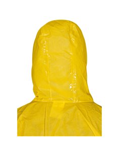 Tuta di protez. da rischio chimico DT300 Tg M giallo Deltachem DT300TM DELTAPLUS ABBIGLIAMENTO MONOUSO 2