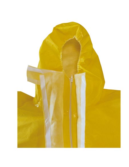 Tuta di protez. da rischio chimico DT300 Tg M giallo Deltachem DT300TM DELTAPLUS ABBIGLIAMENTO MONOUSO