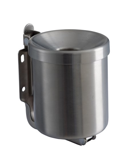 Posacenere murale Nido 0,5Lt inox satinato 106001 Medial CESTINI E POSACENERE