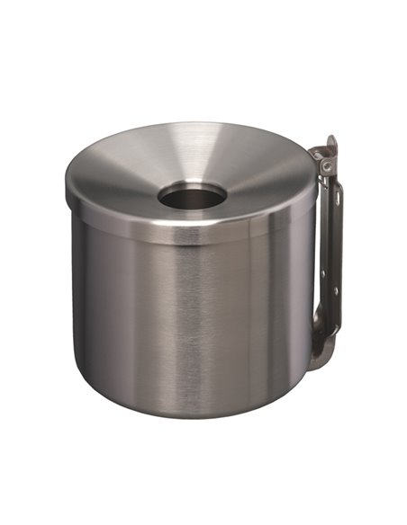 Posacenere murale Nido 2Lt inox satinato 106003 Medial CESTINI E POSACENERE