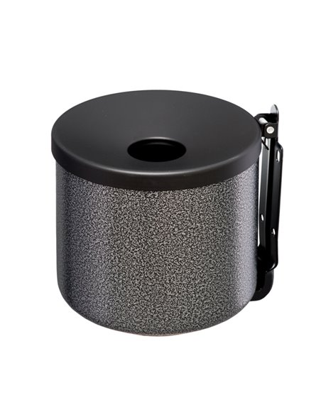 Posacenere murale Nido 2Lt silver punteggiato 106004 Medial CESTINI E POSACENERE