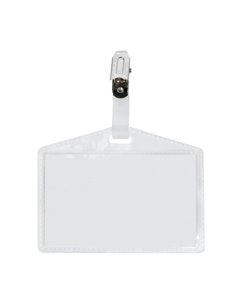 10 Portanome Pass 3P 9,5x6cm c/clip in metallo s/cartoncino Sei Rota 318413 SEI ROTA PORTABADGE E ACCESSORI
